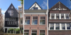 Đầu hồi đa dạng của những ngôi nhà ở Amsterdam